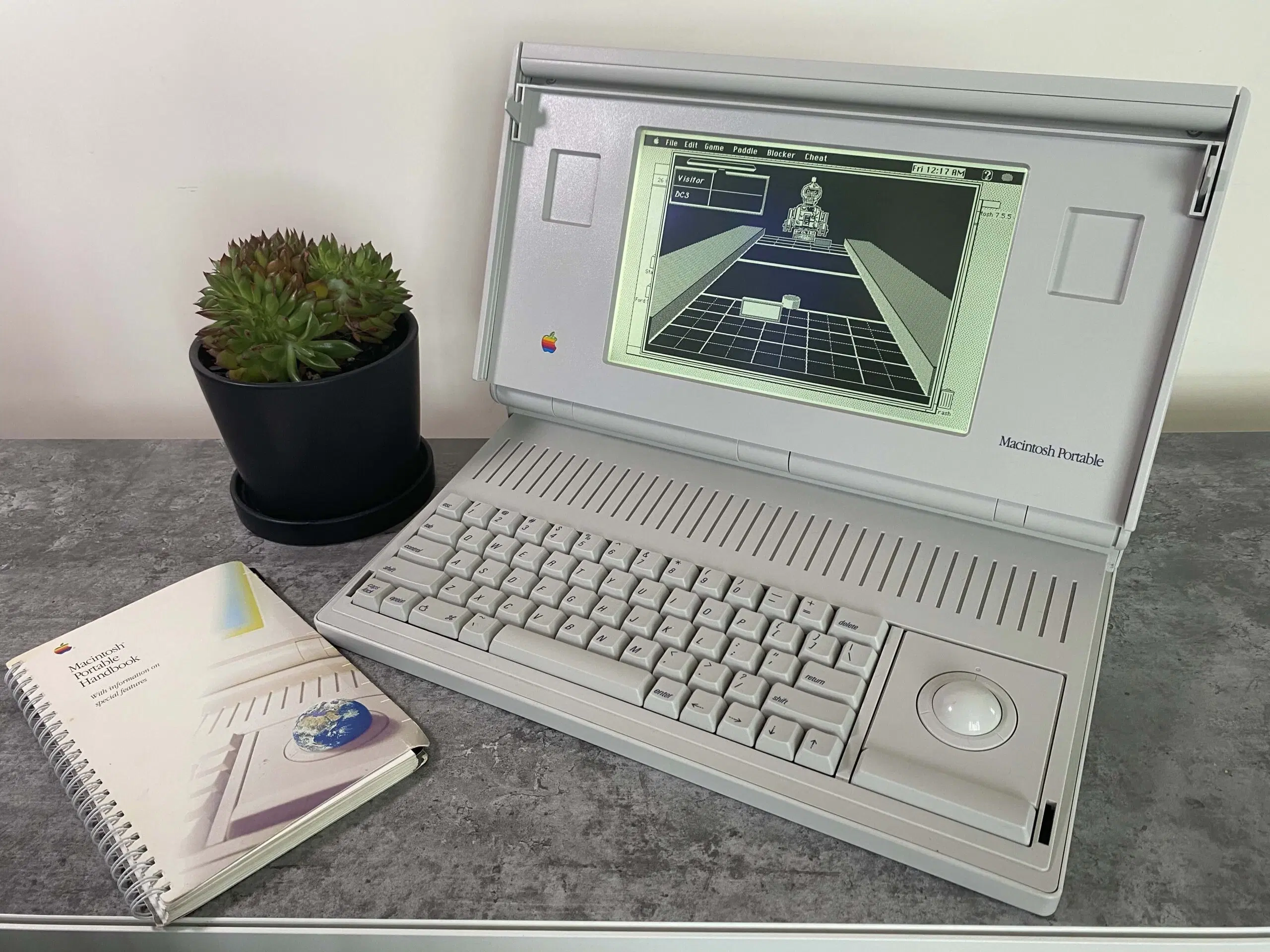 Apple Design Team, "Apple Macintosh Portable", Plastic and electronics, Cupertino, USA, 1989.