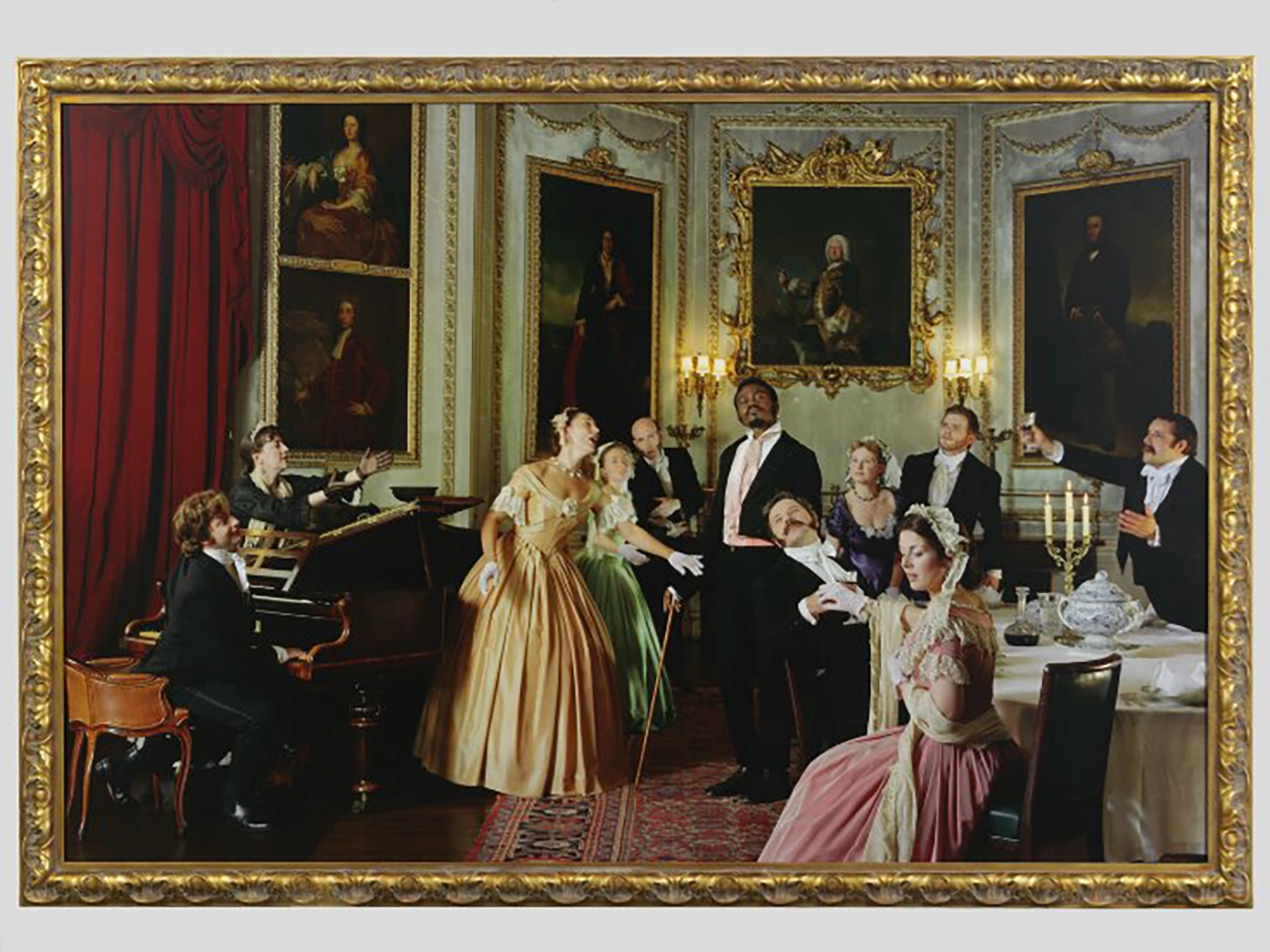 Yinka Shonibare, "Diary of a Victorian Dandy", Photograph series, London, UK, 1997.