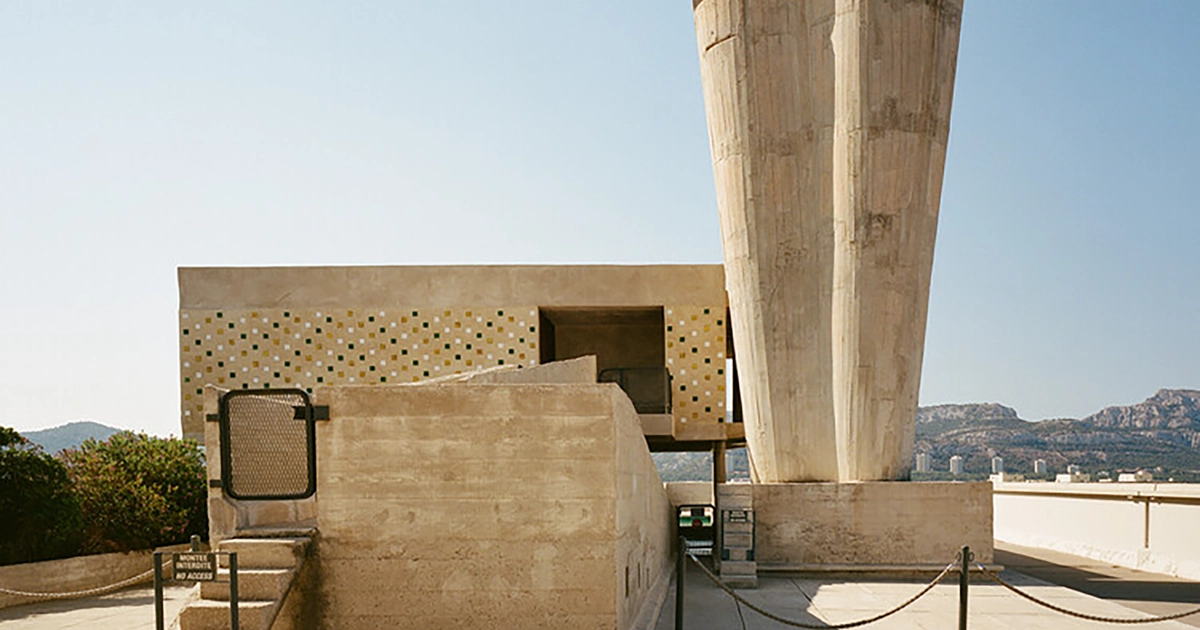 Le Corbusier, "Unité d'Habitation", Reinforced concrete, Marseille, France, 1952.