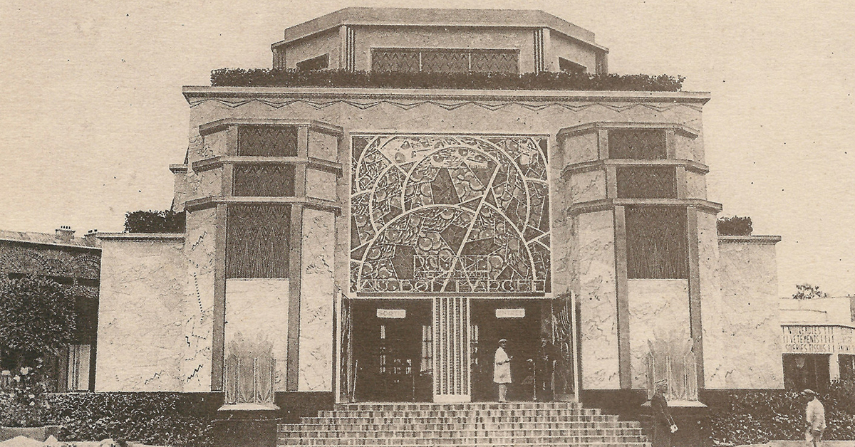 André Mare and Louis Süe, "Cubist Pavilion", Mixed media installation, Paris, 1925.