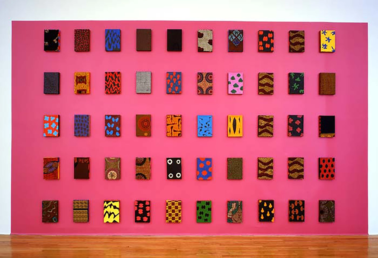 Yinka Shonibare, "Double Dutch", Dutch wax-printed cotton, London, 1992.
