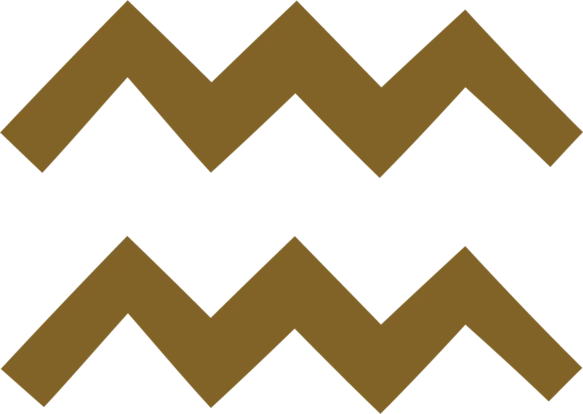 gold digital illustration of zodiac symbol for Pisces; made for this site page