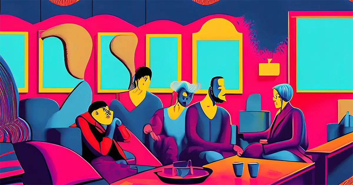 Artist interpretation of Pop Art design for art history article. 