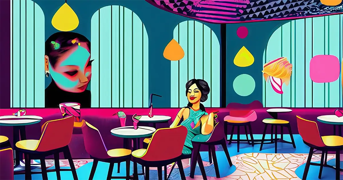 Artist interpretation of Pop Art design for art history article. 