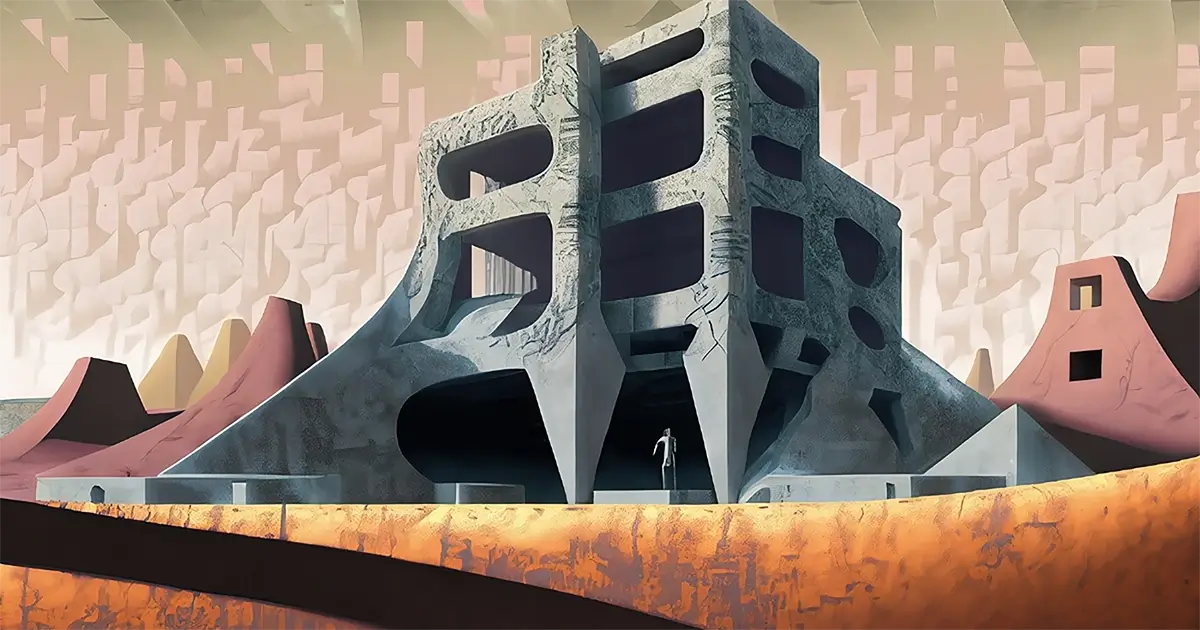 brutalism timeline visualization