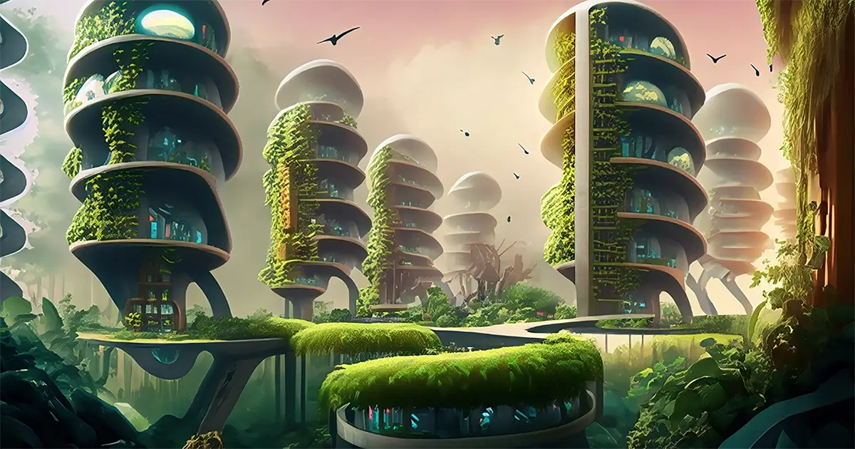sustainable-eco-friendly timeline visualization
